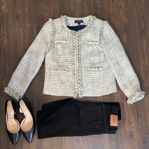 JCREW Lady Jacket Metallic Tweed NWOT